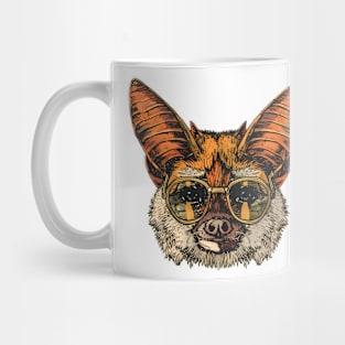 Furry Fashionista: The Bat with Specs Appeal! Mug